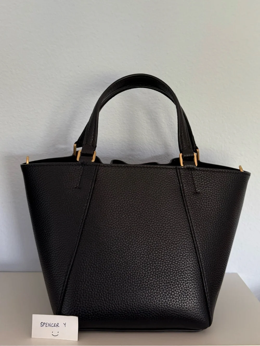 Tory Burch black pebbled